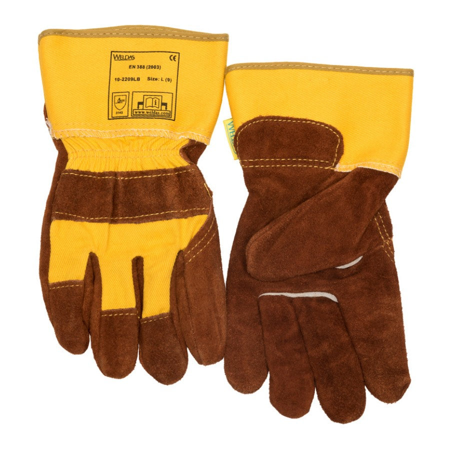 Arbeitshandschuhe mit Sicherheitsfarben Weldas 10-2209LB - PrimeWelding