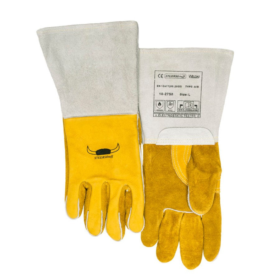 MIG/MAG Schweisserhandschuhe Weldas 10-2750 aus Rindsleder - PrimeWelding