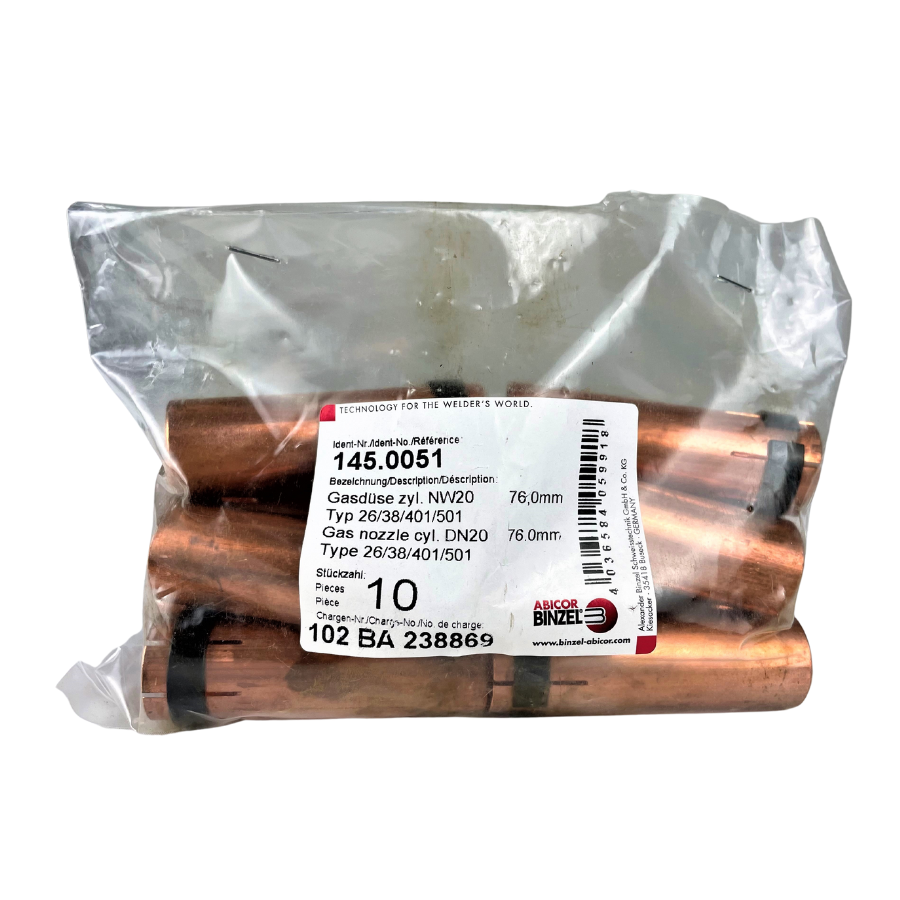 Gasdüse zylindrisch Ø 20 mm 145.0051 - PrimeWelding