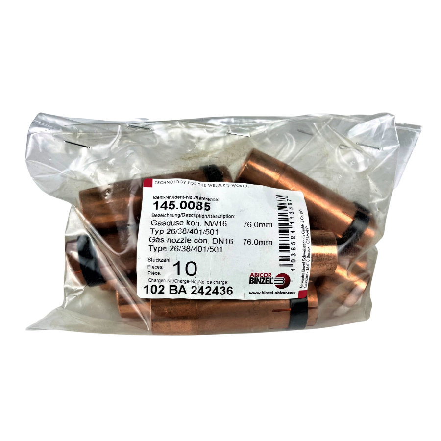 Gasdüse konisch Ø 16 mm 145.0085 - PrimeWelding
