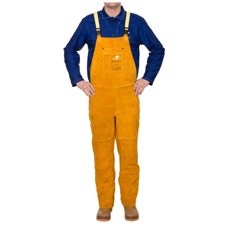 Weldas Schweißer Latzhose GOLDEN BROWN 44-2648 - PrimeWelding
