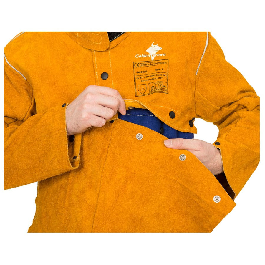 Weldas Schweißerjacke GOLDEN BROWN 44-2800 - PrimeWelding
