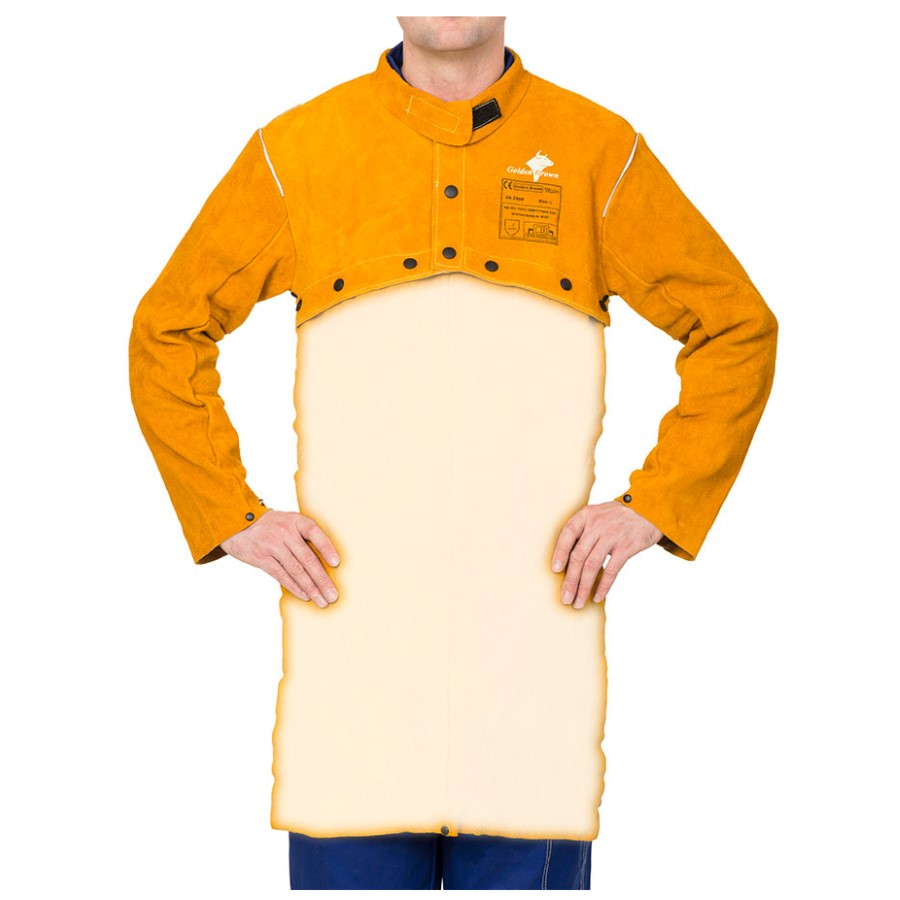 Weldas Schweißerjacke GOLDEN BROWN 44-2800 - PrimeWelding