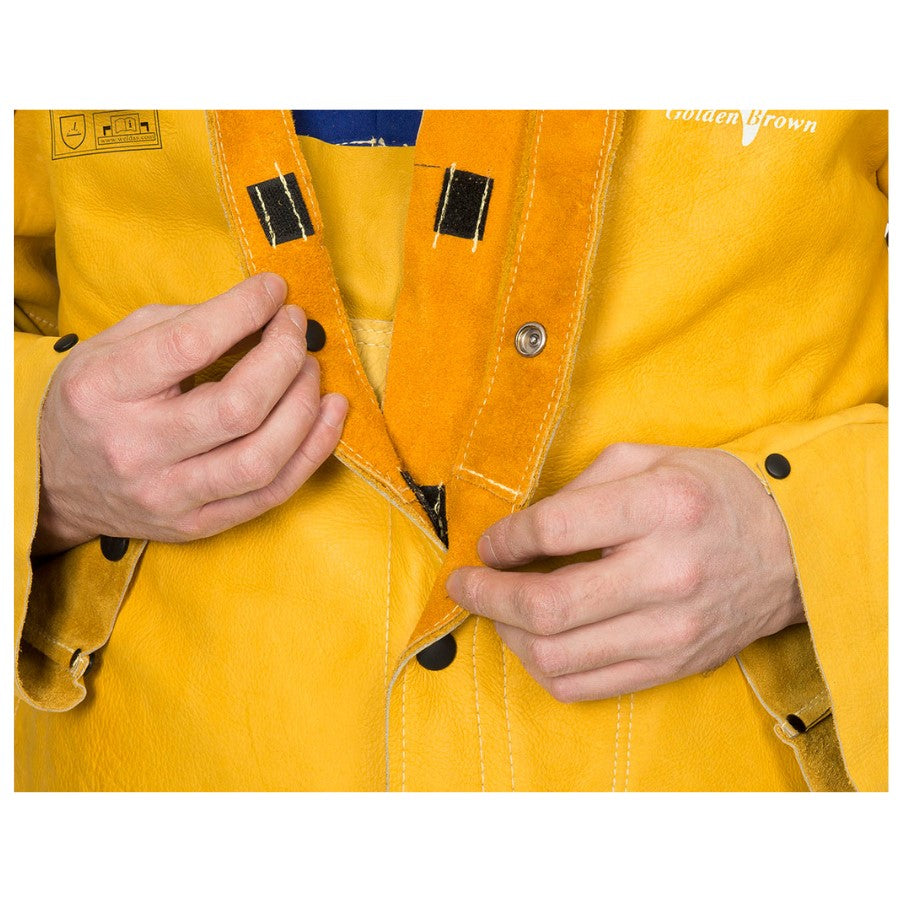 Weldas Schweißerjacke Vollleder GOLDEN BROWN 44-5530 - PrimeWelding
