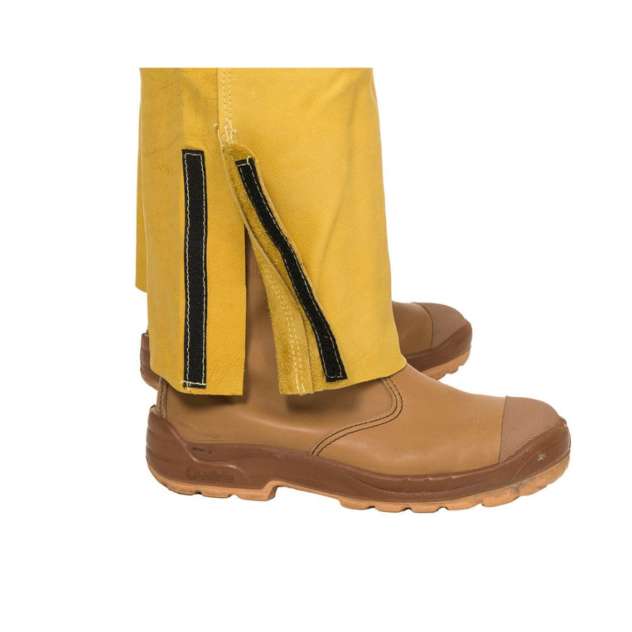 Weldas Golden Brown Vollleder-Latzhose aus Rindsleder 44-5600 - PrimeWelding