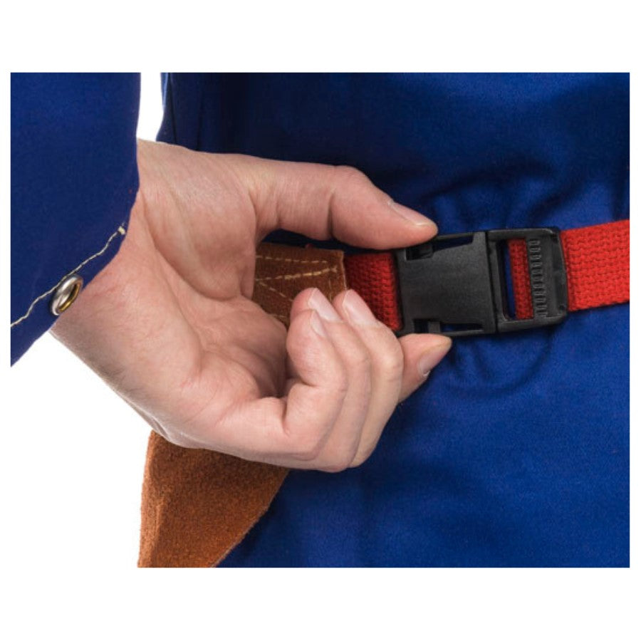 Weldas Lava Brown Bauchschürze aus Rindleder 44-7124 - PrimeWelding
