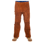 Weldas Lava Brown Schweißer-Bundhose aus Rindleder 44-7440 - PrimeWelding