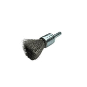 LESSMANN Pinselkopfbürste D 17 x Schaft 6 mm x 0,2 Edelstahl - PrimeWelding