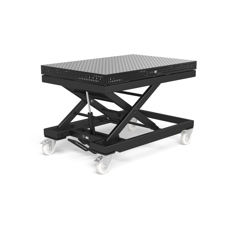 Siegmund Mobiler Hubtisch 1200 kg inkl. Professional Extreme 8.7 Tischoberteil 1500x1000x100 - PrimeWelding