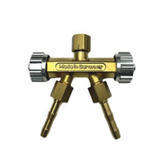 Doppelabzweigventil, Argon 1/4 rechts - PrimeWelding