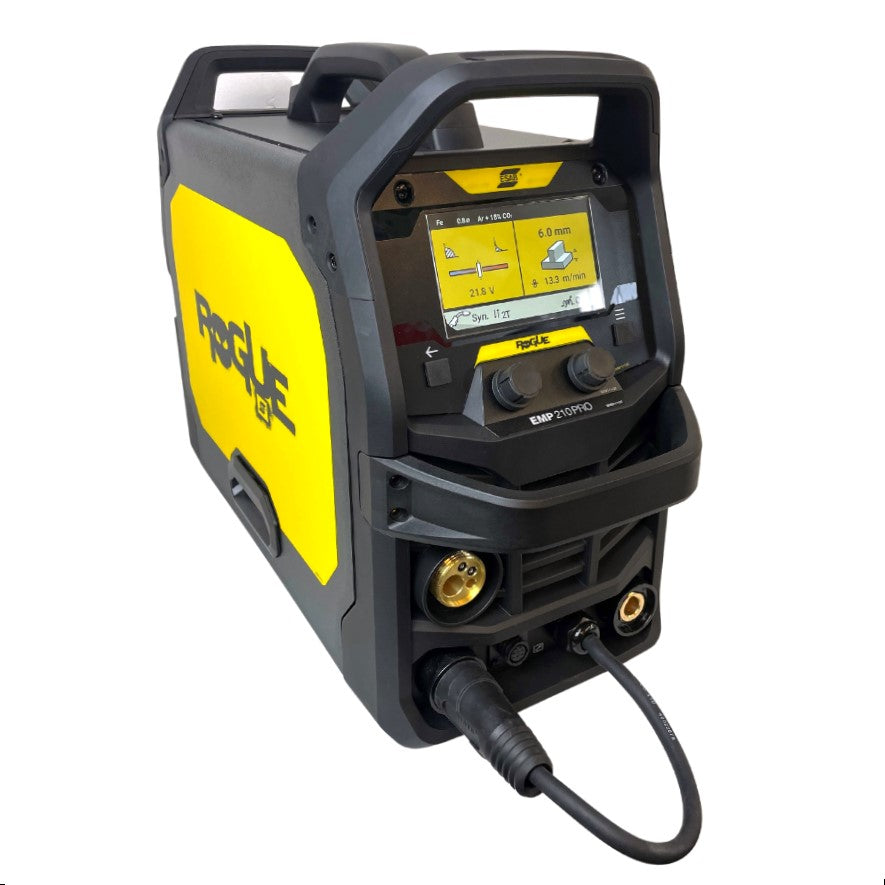 Schweissgerät ESAB Rogue EMP 210 Pro mit Brenner und Zubehör - PrimeWelding