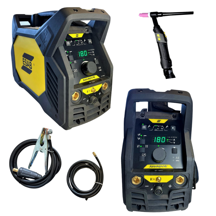 WIG-Schweissgerät ESAB Renegade ET 180iP TA36 inkl. WIG-Brenner SR-B 26 - PrimeWelding