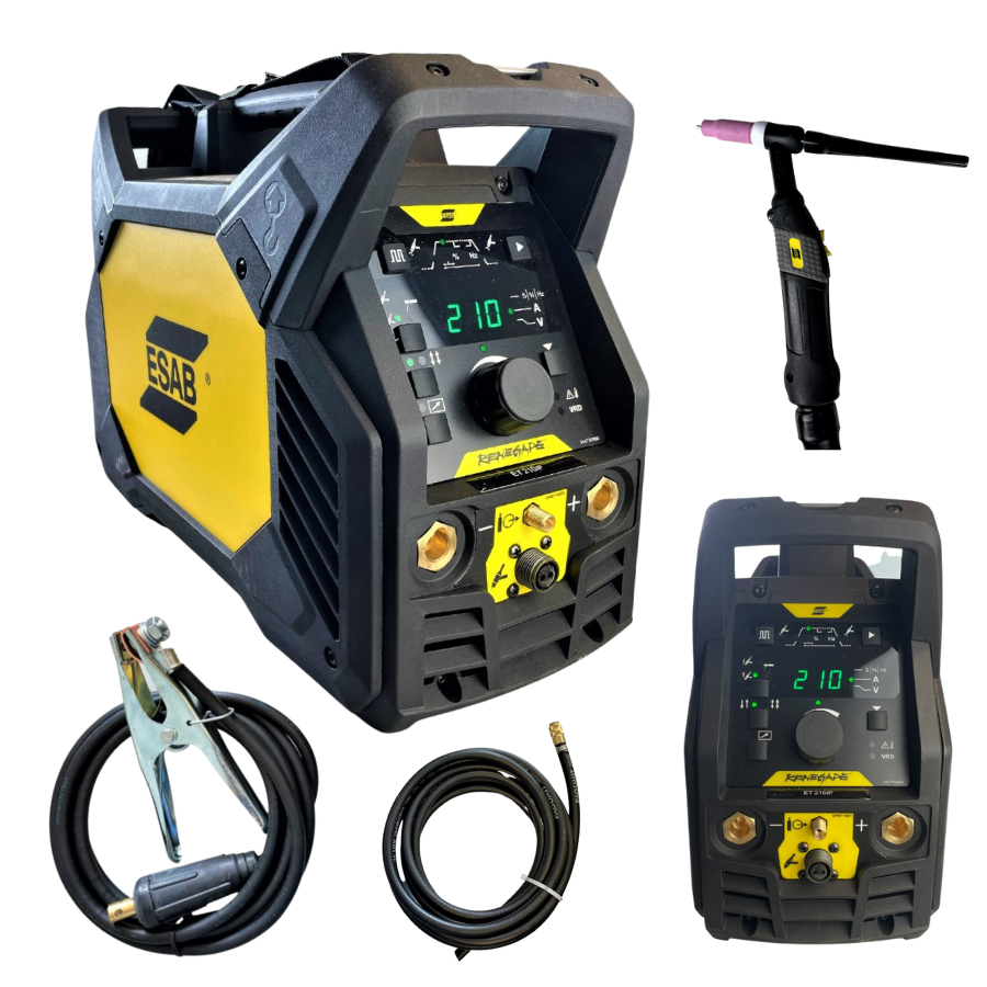 WIG-Schweissgerät ESAB Renegade ET 210iP TA36 inkl. WIG-Brenner SR-B 26 - PrimeWelding