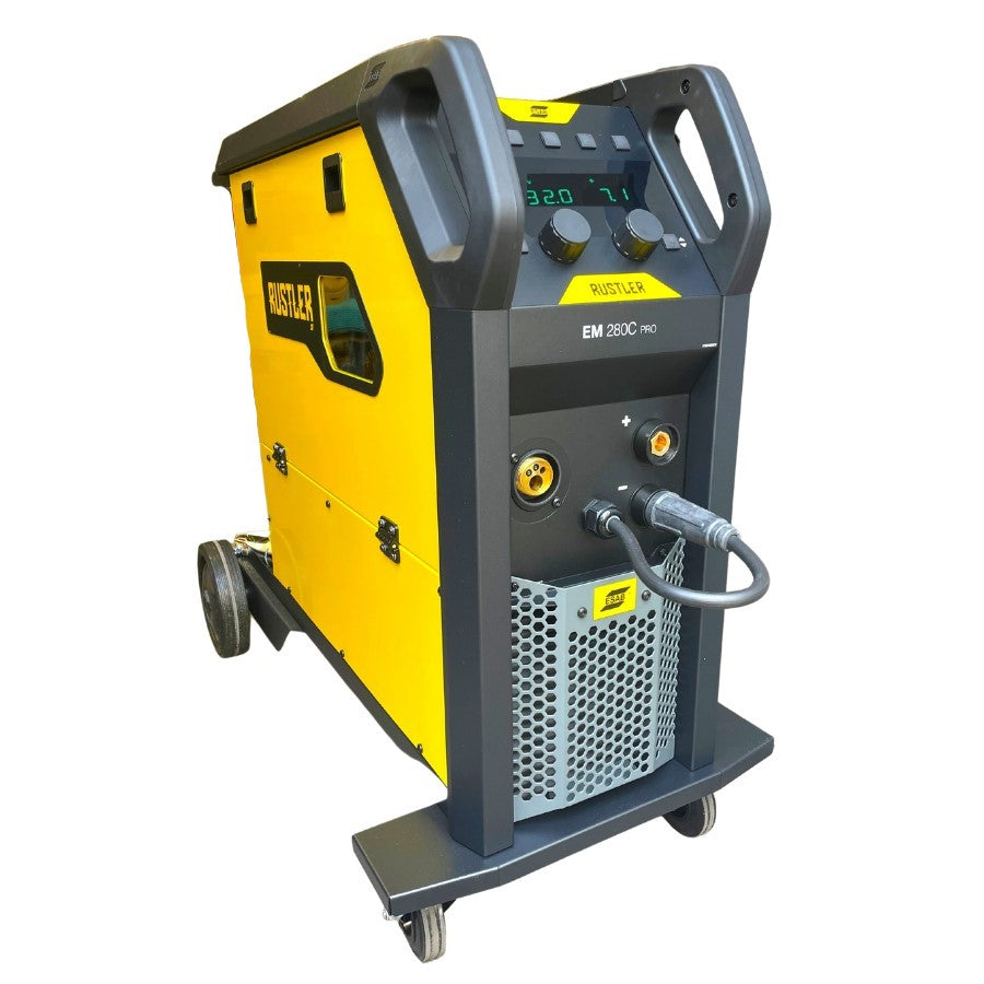 ESAB Schweissgerät Rustler EM 280C Pro Set mit Brenner und Zubehör - PrimeWelding