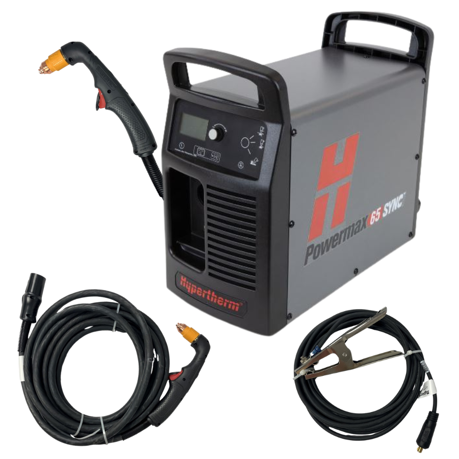 Plasmaschneidgerät Powermax PMX-65 SYNC Hypertherm mit 7,6m SmartSYNC Handbrenner - PrimeWelding