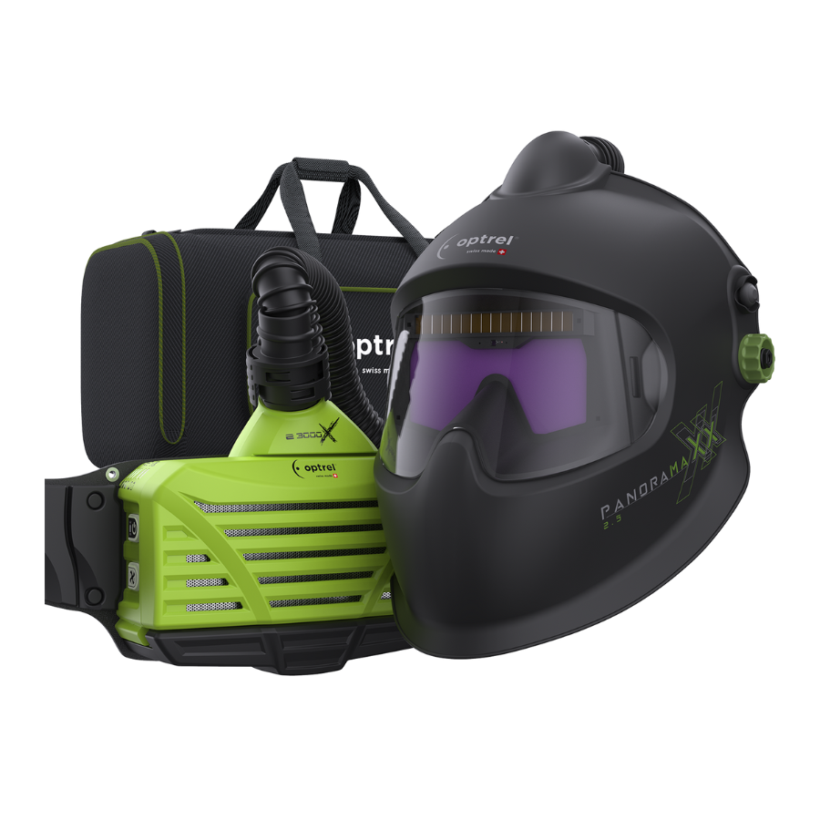 Optrel Panoramaxx 2.5 PAPR + e3000x Frischlufteinheit - PrimeWelding