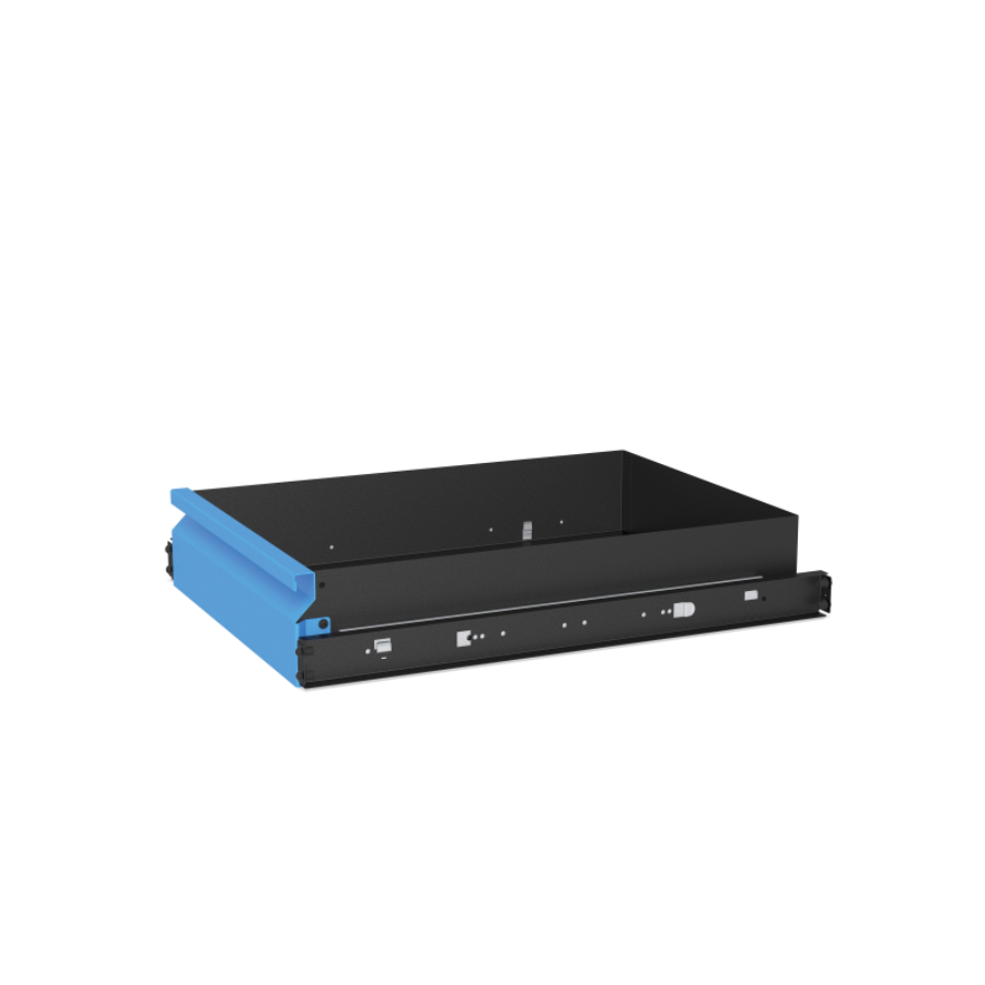 Schublade mit Klippschiene und Halterung 120 mm für Workstation 1212 System 16 - PrimeWelding