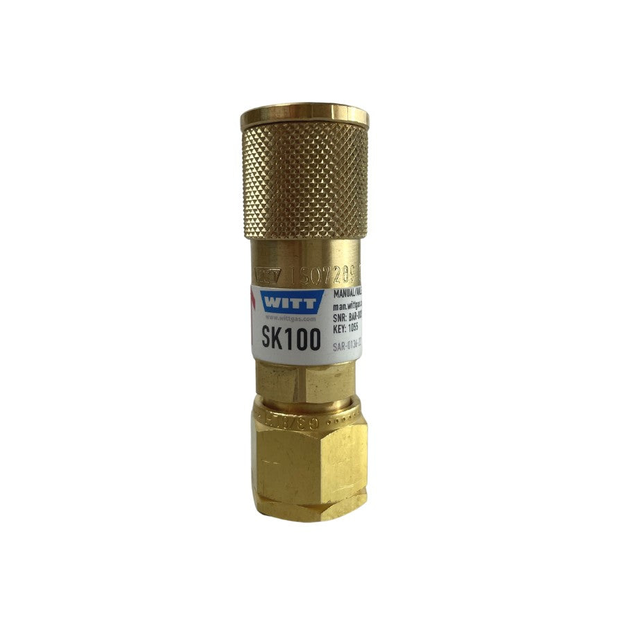 Schlauchkupplung SK100-3 für Brenngase G 3/8 Zoll LH IG - PrimeWelding