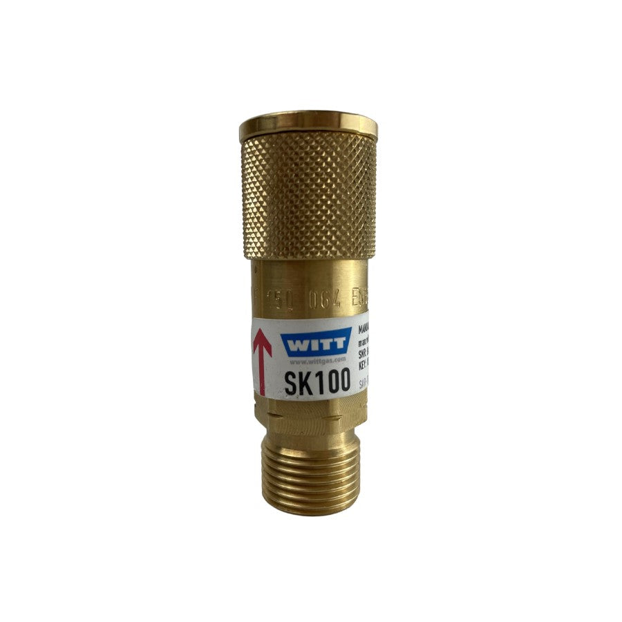 Schlauchkupplung SK100-1 für Brenngas G 1/4 Zoll RH AGS - PrimeWelding