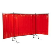Fahrbare Schweißschutzwand Cobra 4000 orange - PrimeWelding