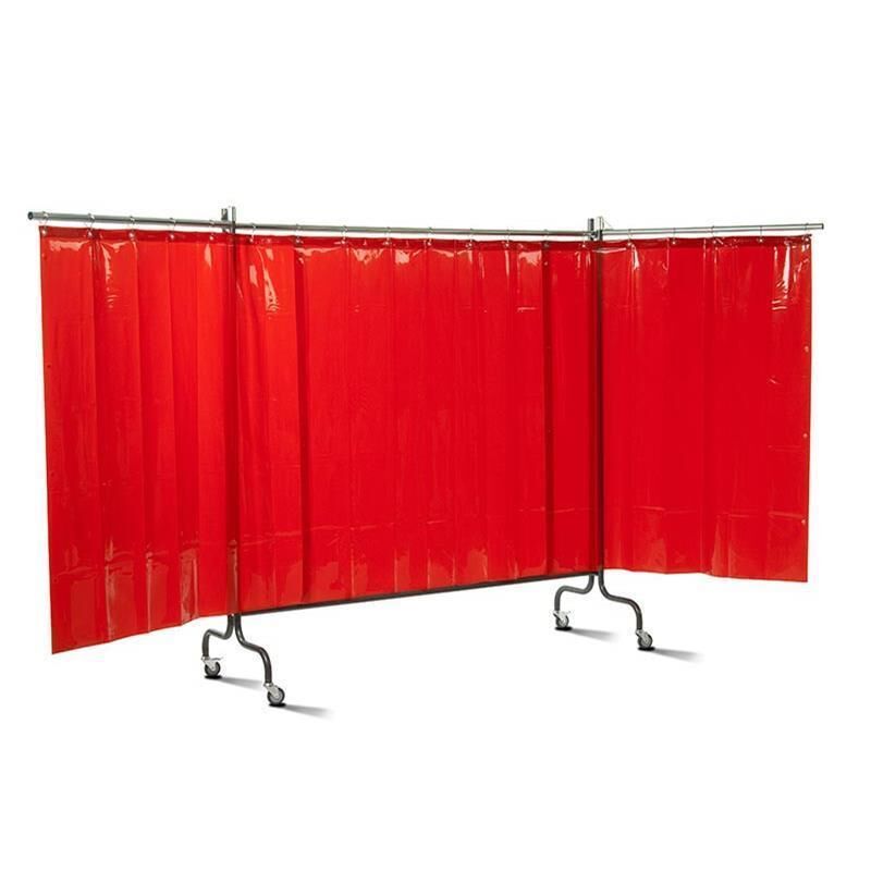 Fahrbare Schweißschutzwand Cobra 4000 orange - PrimeWelding