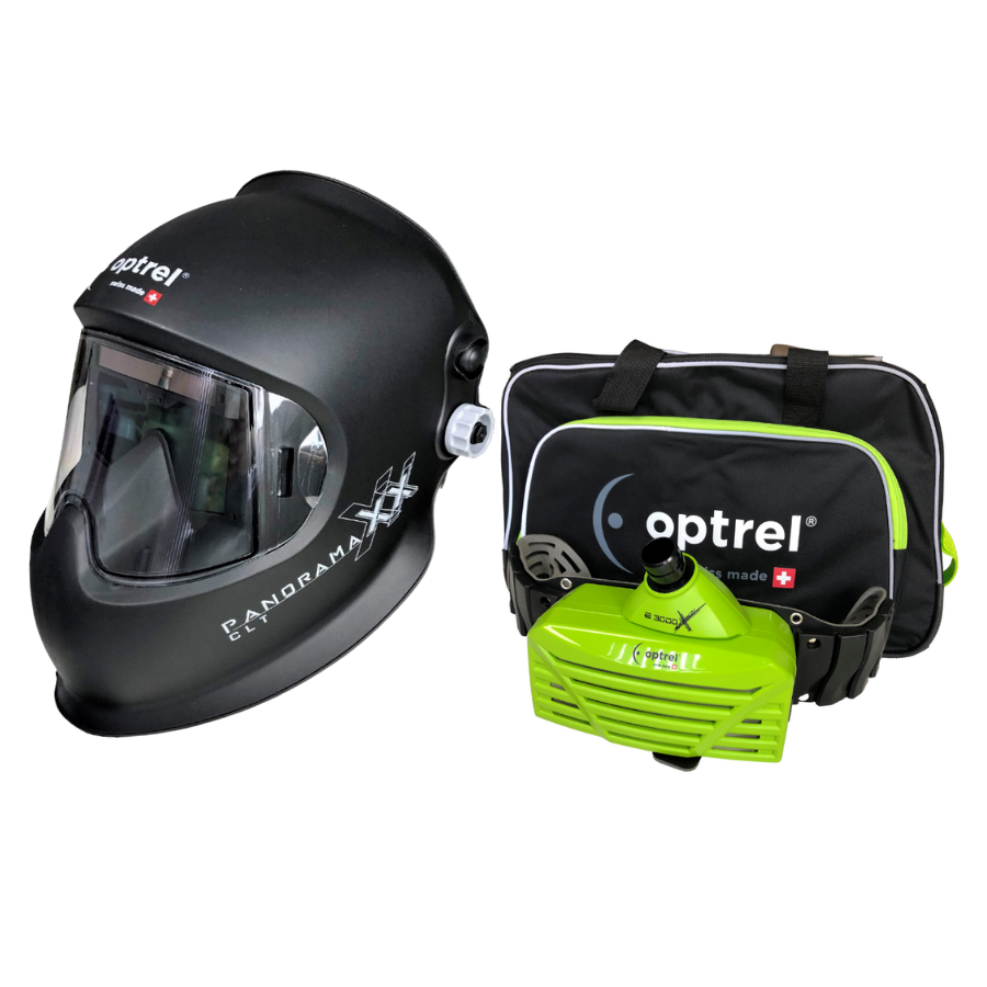 Optrel Panoramaxx CLT schwarz PAPR + e3000x Frischlufteinheit - PrimeWelding