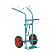 Flaschenwagen für 2× 50 Ltr, 229 mm Flaschen Luft-Räder - PrimeWelding