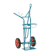 Flaschenwagen für 2× 50 Ltr, 229 mm Flaschen Luft-Räder - PrimeWelding