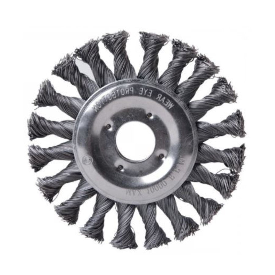 fortis Rundbürste Stahldraht 125 x 0,5 mm gezopft - PrimeWelding