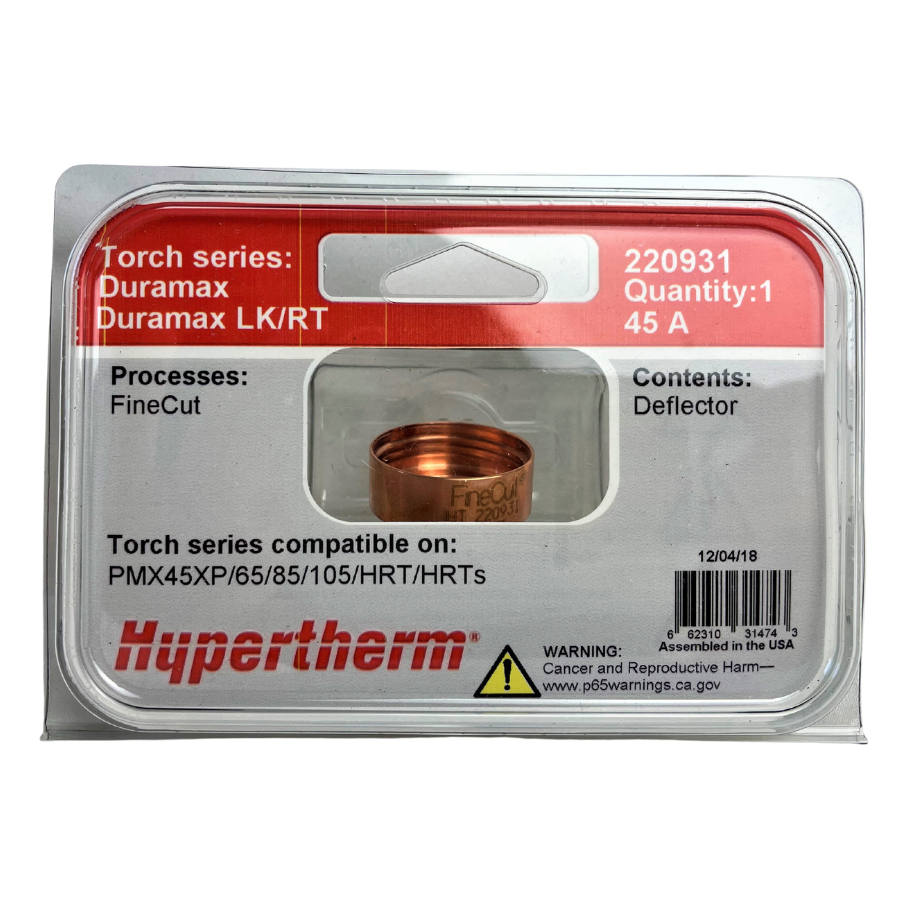 FineCut-Schutzschild 30A-45A für PMX 45/65/85/105 - PrimeWelding