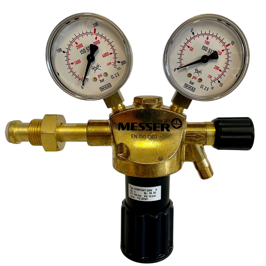 Druckminderer-Druckluft Messer Constant 2000 200 bar / Ausgangdruck max. 10 bar 716.20141 - PrimeWelding