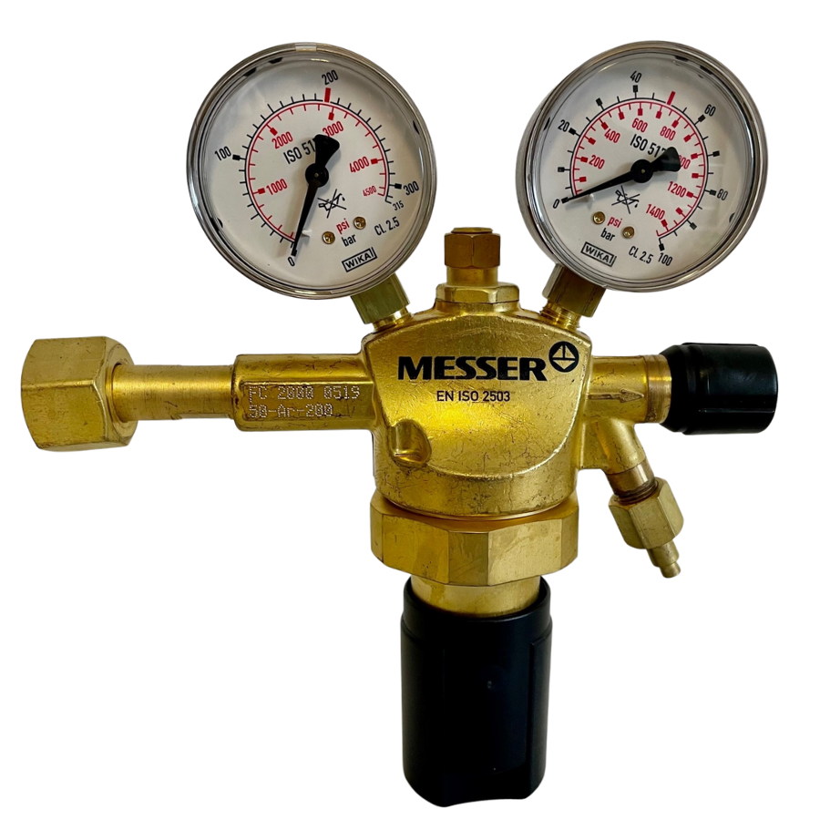 Druckminderer-Argon/CO²/Mischgas Messer Constant 2000 200 bar / Ausgangdruck max. 50 bar 717.05524 - PrimeWelding