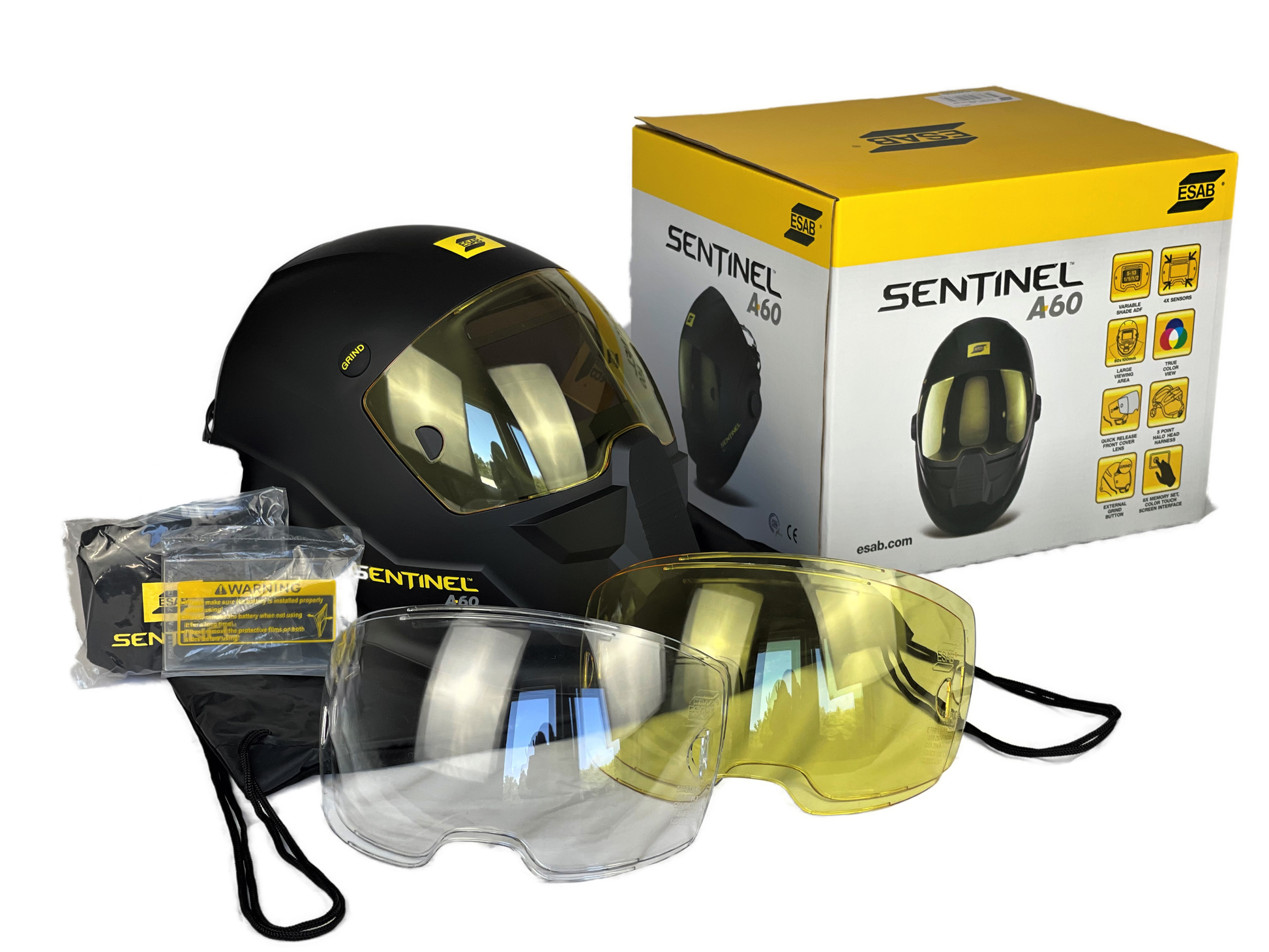Schweisshelm ESAB Sentinel A60 inkl. Verschleißteile - PrimeWelding