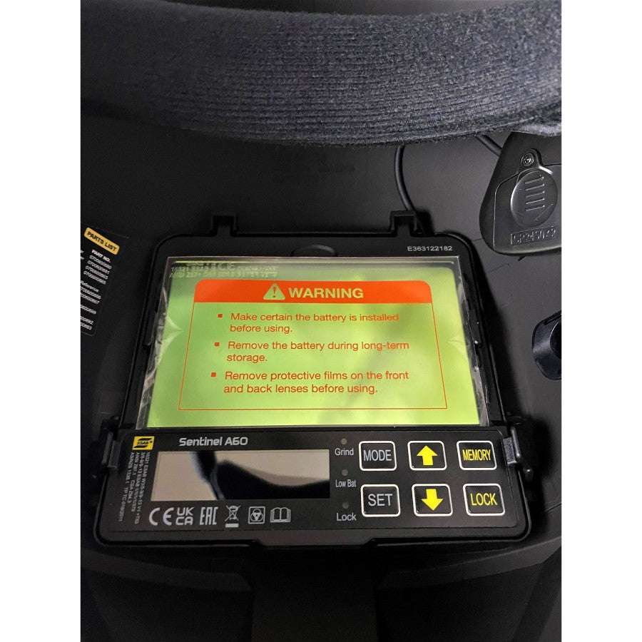 Schweisshelm ESAB Sentinel A60 inkl. Verschleißteile - PrimeWelding