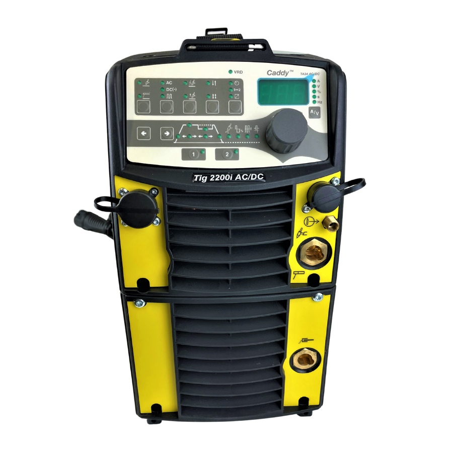 WIG-Schweissgerät ESAB Caddy®Tig 2200i AC/DC, TA34 AC/DC inkl. Brenner 4 m, und MMA Kit - PrimeWelding