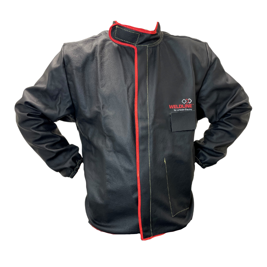 WELDLINE Schweißerjacke aus Narbenleder schwarz - PrimeWelding