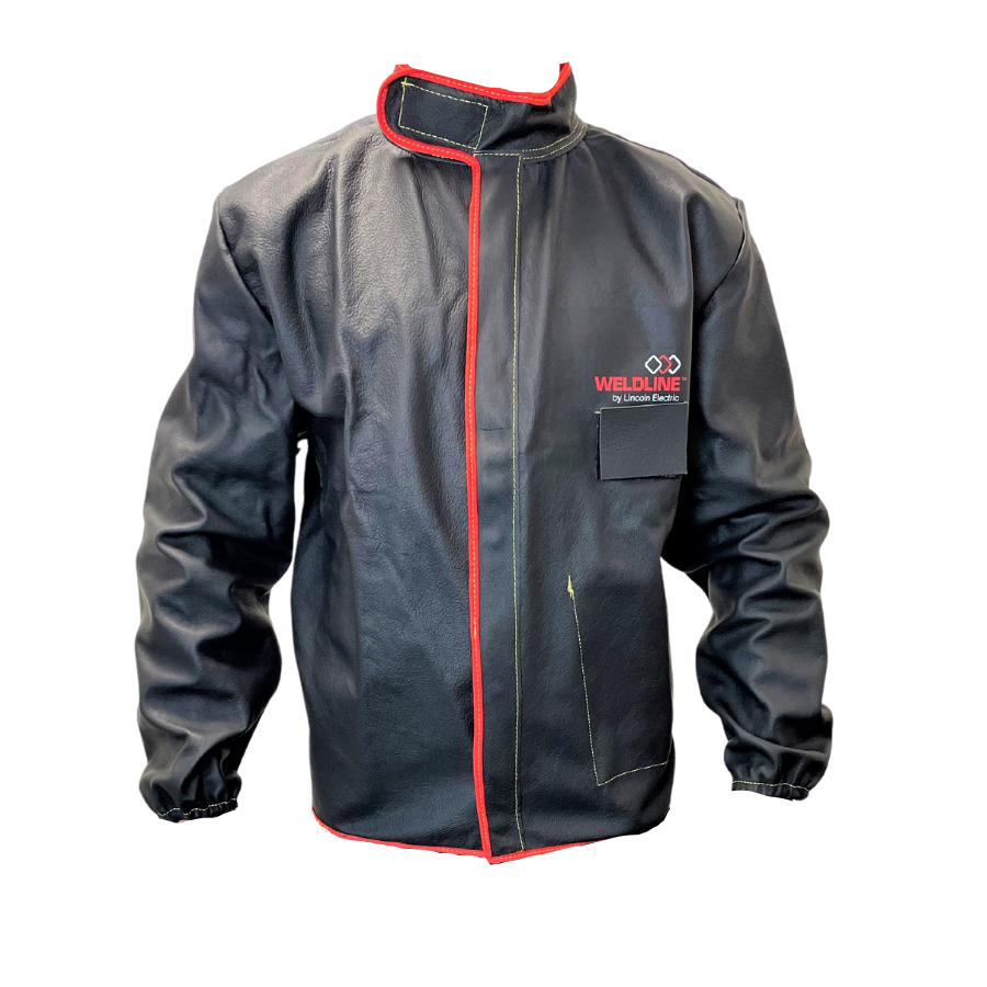 WELDLINE Schweißerjacke aus Narbenleder schwarz - PrimeWelding