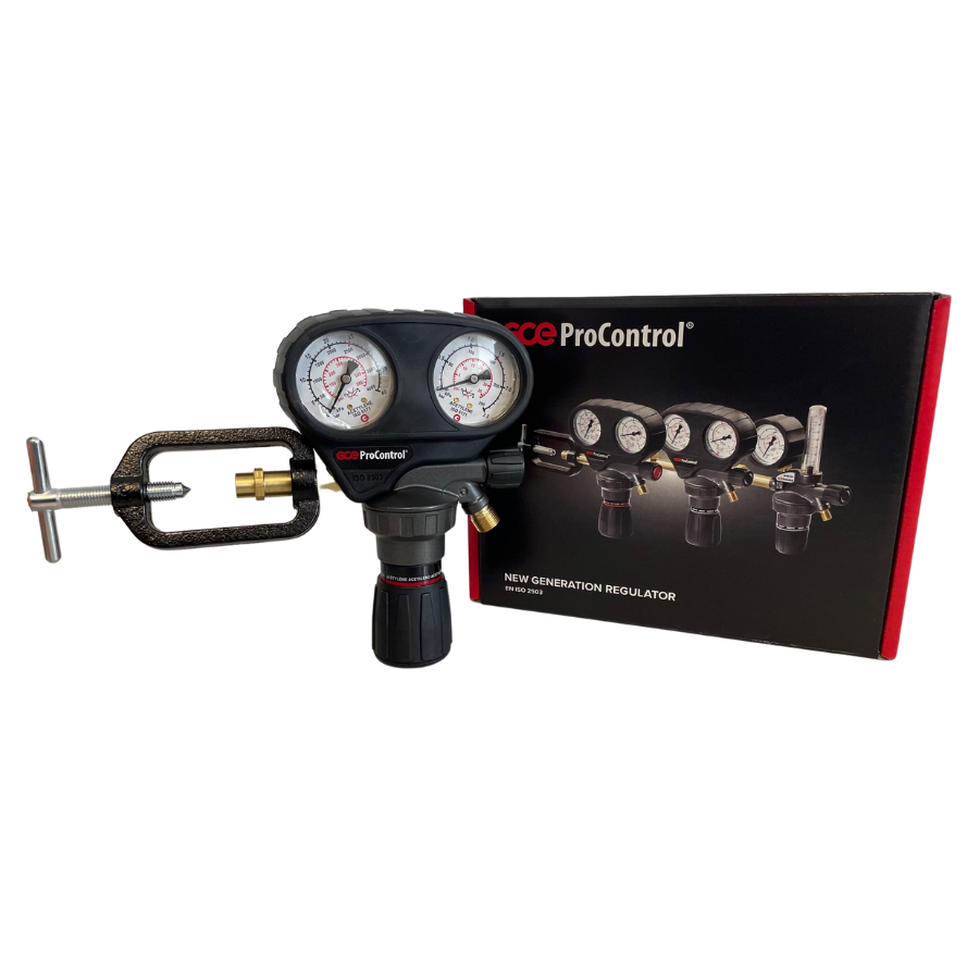 Druckminderer-Acetylen GCE ProControl 25 bar - 1,5/2,5 bar PC0780622 - PrimeWelding