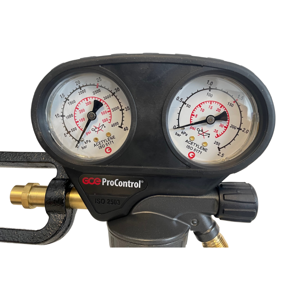 Druckminderer-Acetylen GCE ProControl 25 bar - 1,5/2,5 bar PC0780622 - PrimeWelding