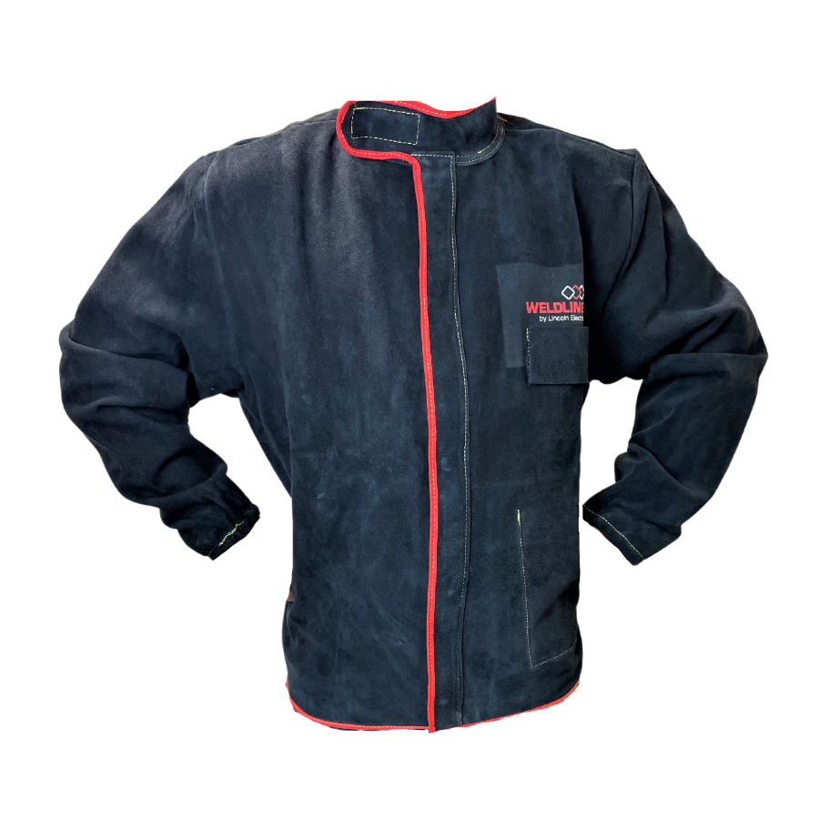 WELDLINE Schweißerjacke aus Spaltleder schwarz - PrimeWelding