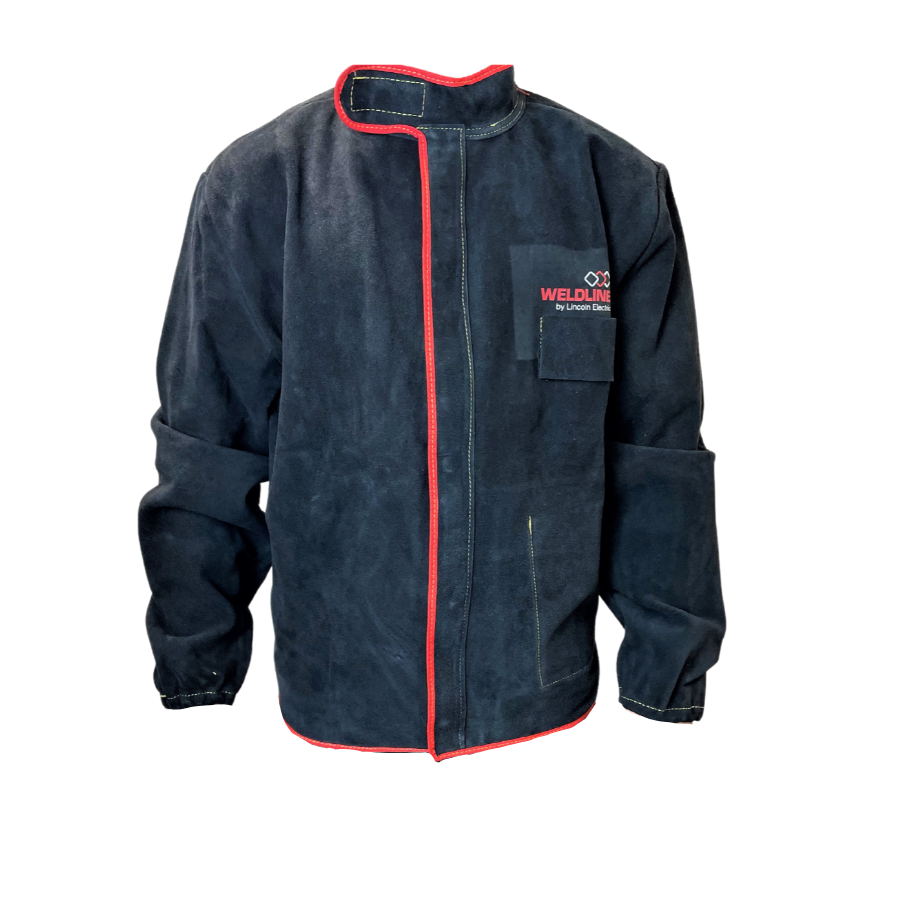 WELDLINE Schweißerjacke aus Spaltleder schwarz - PrimeWelding