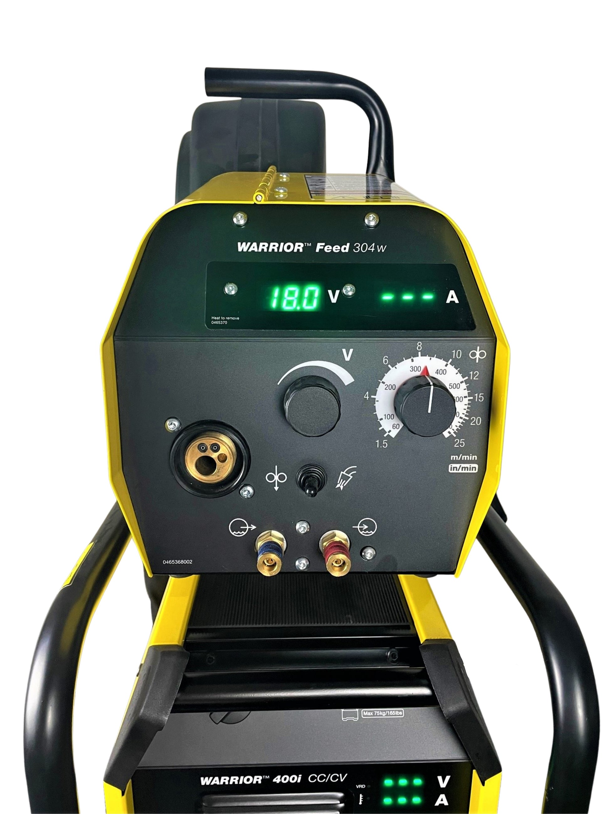 ESAB Warrior i400 CC/CV mit Warrior Feed 304w und Zwischenkabel 5m wassergekühlt - PrimeWelding