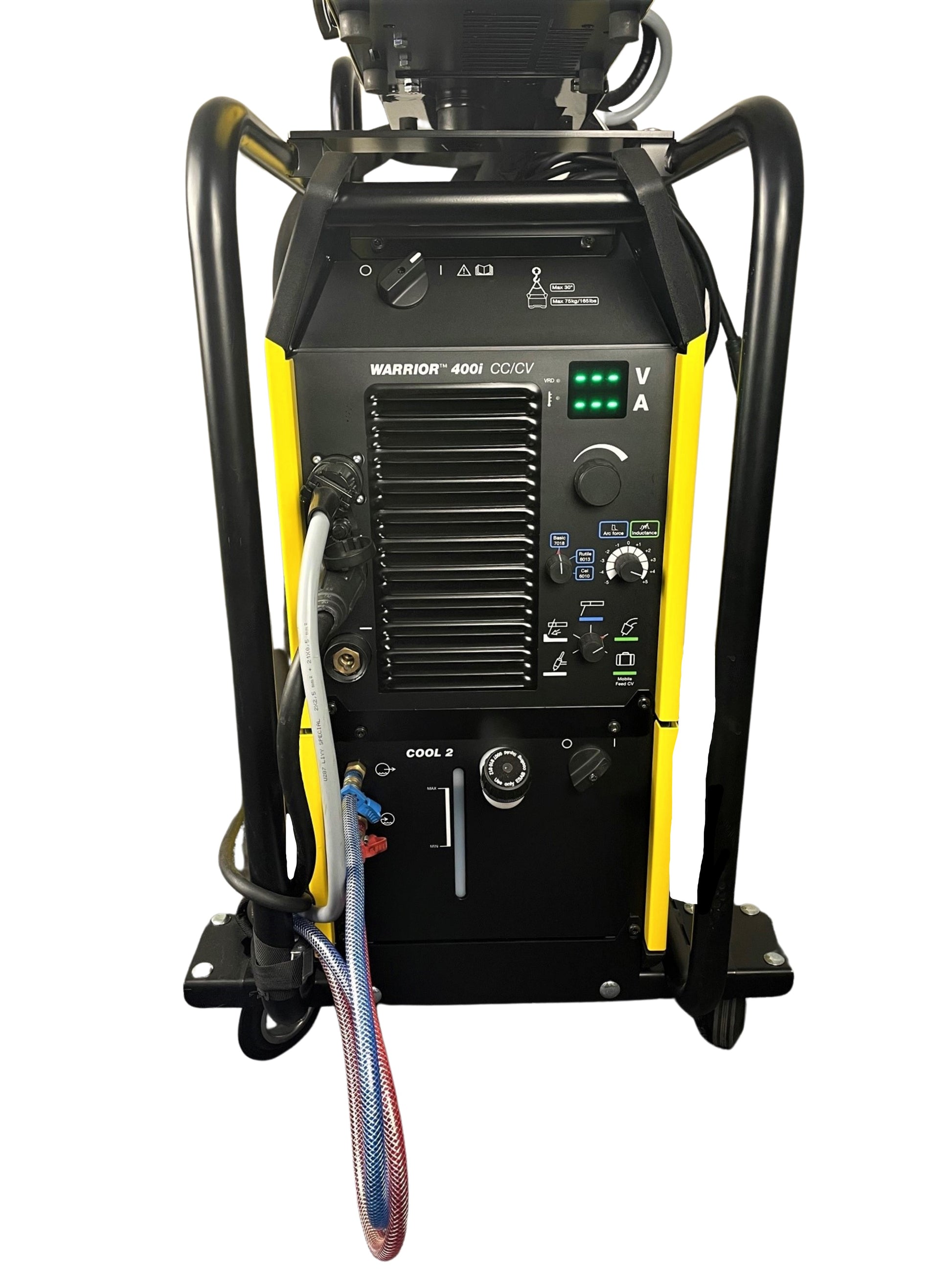 ESAB Warrior i400 CC/CV mit Warrior Feed 304w und Zwischenkabel 5m wassergekühlt - PrimeWelding