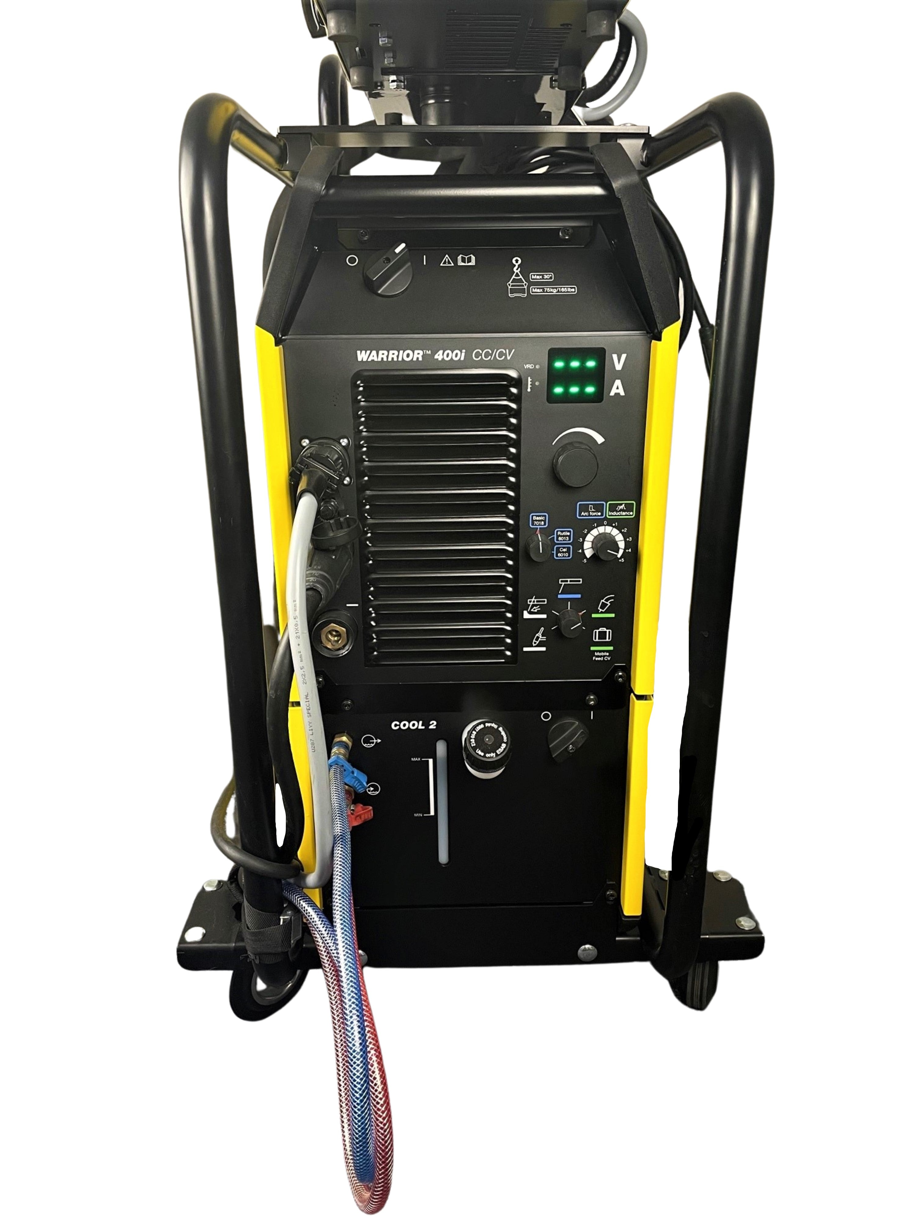 ESAB Warrior i400 CC/CV mit Warrior Feed 304w und Zwischenkabel 5m wassergekühlt - PrimeWelding