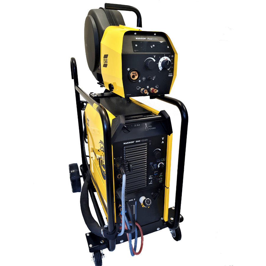ESAB Warrior i500 CC/CV mit Warrior Feed 304w und Zwischenkabel 2m wassergekühlt - PrimeWelding