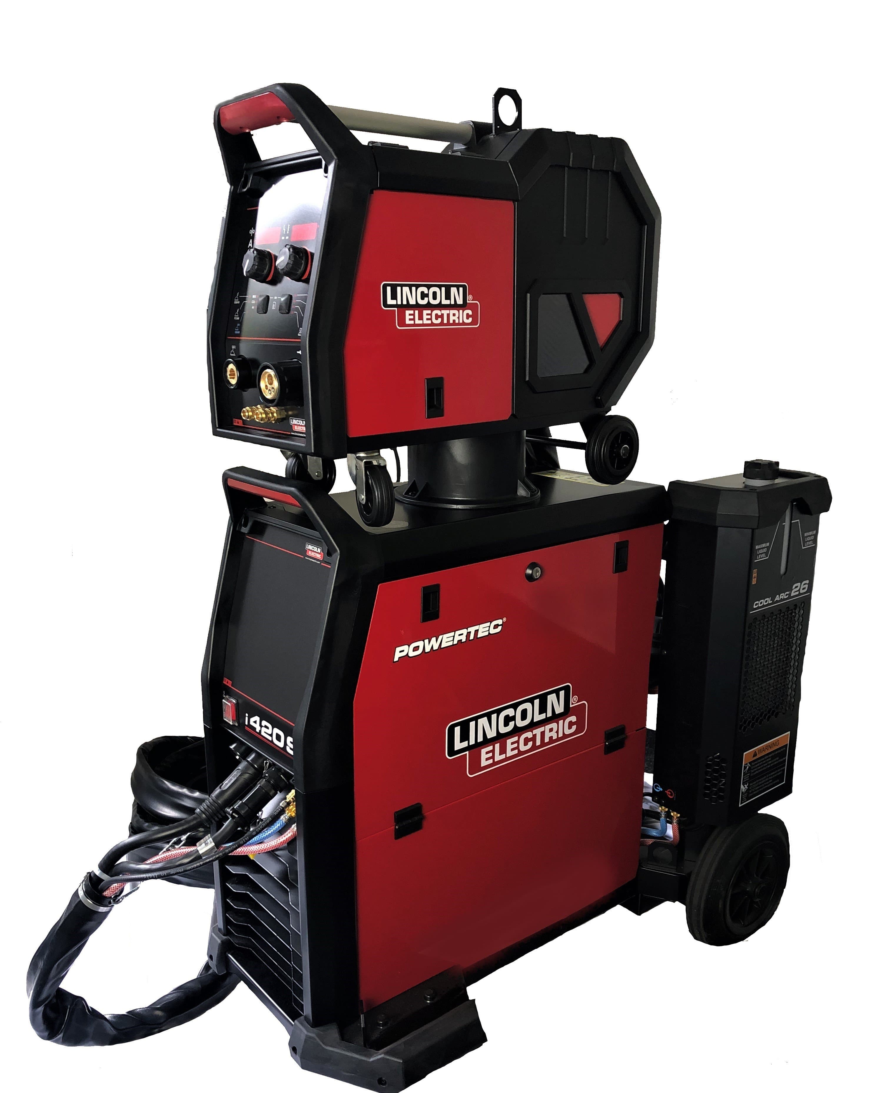 Lincoln Electric Powertec i420C mit LF52D, Zwischenkabel 5m, wassergekühlt - PrimeWelding
