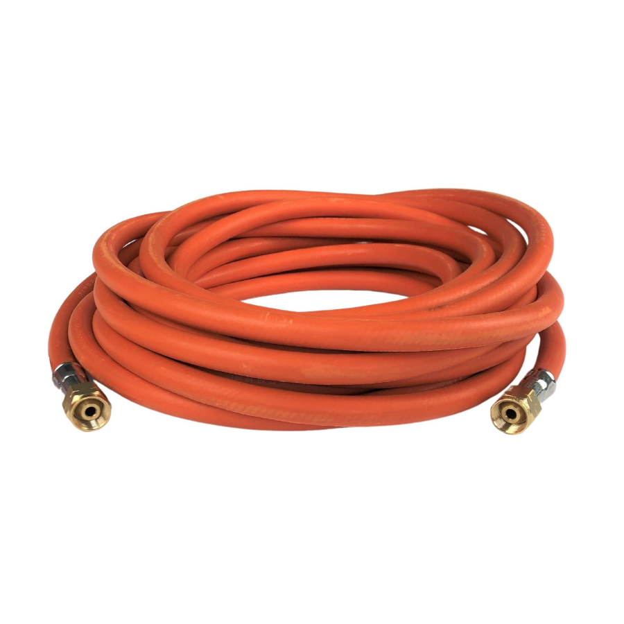 GPBD Propangasschlauch 6,3 x 3,5 mm 10 bar mit Überwurfmutter Gewindeanschluss 3/8'' links - PrimeWelding